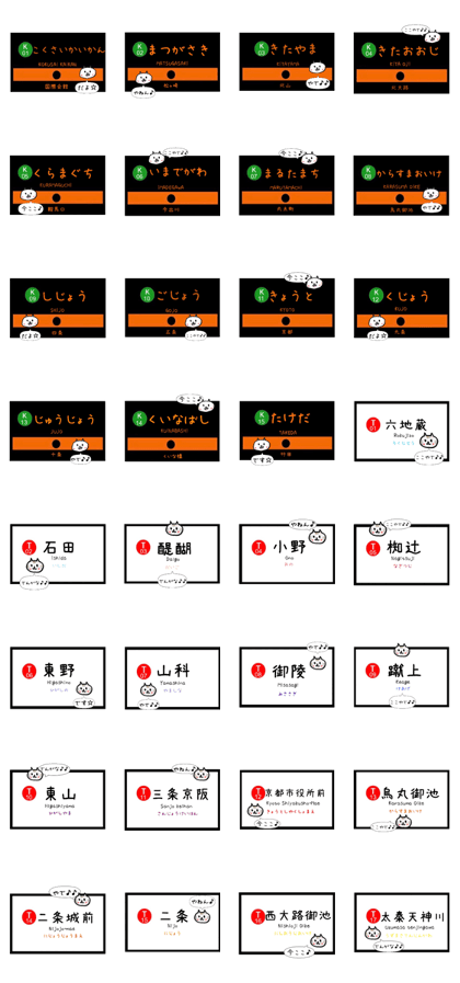 KYOTO Subway name