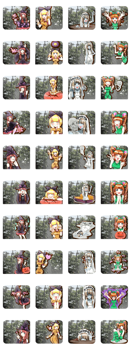 Lovely Halloween Forest Nature