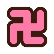 Cute Manji Sticker