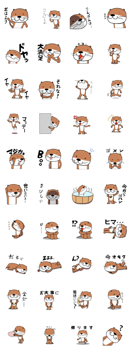 Otter's daily life