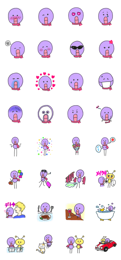 Girlish M's Sticker