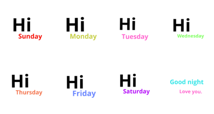 hi day 2
