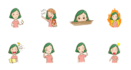 Greeny Hair