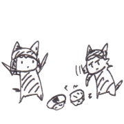 Kuroneko Lounge stickers 3