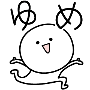 YUME simple name stickers
