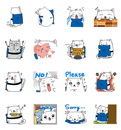 Cusion Cat - Sleepy