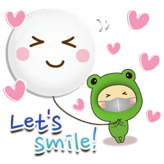 笑顔にカエル♡毎日言葉『let's smile!!2』