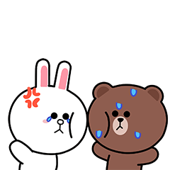 BROWN & FRIENDS : Brown&Cony Cute Couple