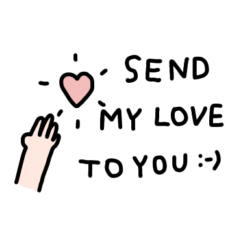 send my love to you :-)