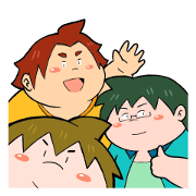 Rainbow chubby boys