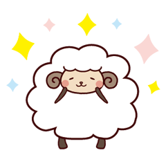 Round sheep. marufuwa hitsuji2