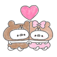 POWAPOWA Rabbit-BROWN & FRIENDS-