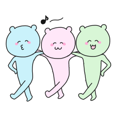カラフルにくまん