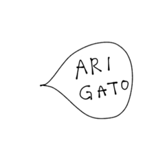 Latin alphabet Japanese ARIGATO