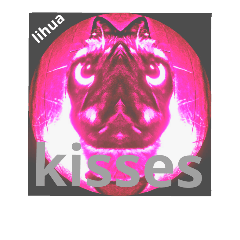 KISSES stamp of lihua