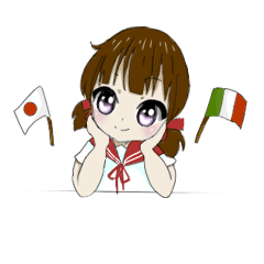 Naho-chan. Italian and Japanese