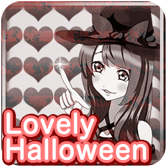 Lovely Halloween Autumn leaves English