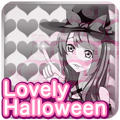 Lovely Halloween pastel hearts