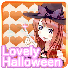 Lovely Halloween Lady Shine Stars