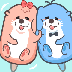 lala & dumdum otter pop up