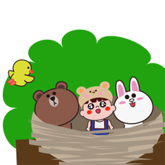 BROWN & FRIENDS 西瓜弟弟和熊大免兔