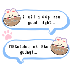 Kawaii-bubble chats (English-Tagalog)
