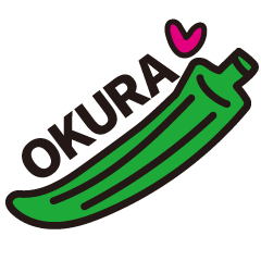This is a sticker that I like okra