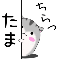 Move!Tama designated name Sticker