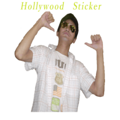 HollywoodMichiaki cool sticker