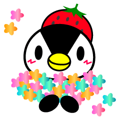 penguin and strawberry#1