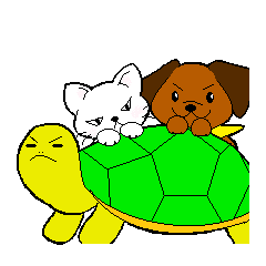 Turtle&animals who talk aboutthe dialect