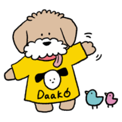 Daily life of a dog named "Daako".