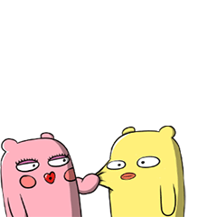 Yelow and Pink Bear
