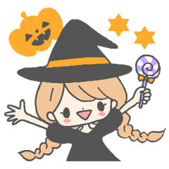 Lovely Witch meets Sweet Happy Halloween