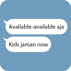 Jaman Now : Speech Balloons (Animated)