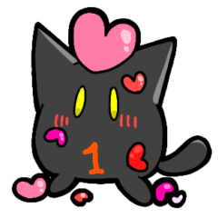 Very cute cat stickers 1