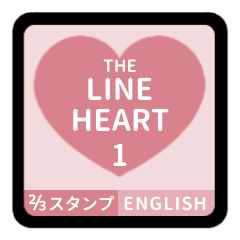 THE LINE HEART 1 [2-3][PINK][E]