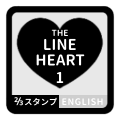 THE LINE HEART 1 [2-3][BLACK][E]