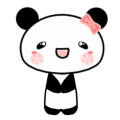 Panda's Panmi-chan sticker