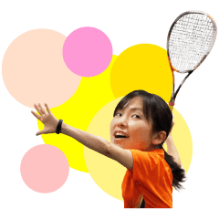 YONEX soft tennis sticker