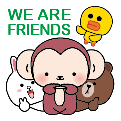 CkibiPad MonkeyCuiteX BROWN & FRIENDS
