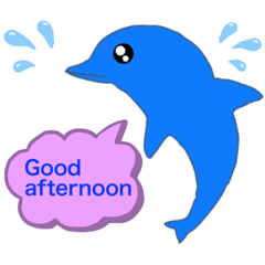 Dolphin greetings 2  イルカ  あいさつ
