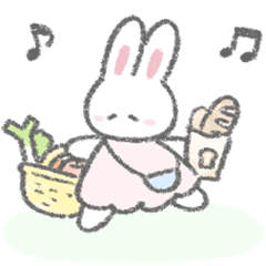 The fluffy bunny sticker26