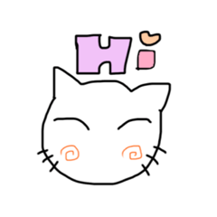 Haru of the white cat