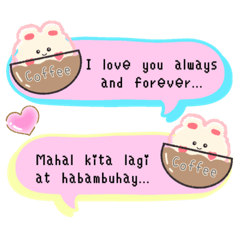 Pastel-bubble chats (English-Tagalog)