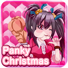 Panky Christmas girly pastel checks