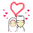 Young Couple Muslim