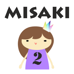 Misaki name sticker 2nd