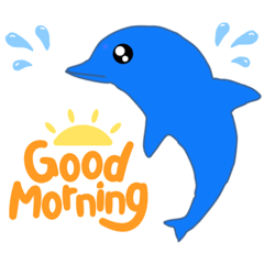 Dolphin greetings 1 イルカ 英語の挨拶