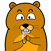 PeePee Gopher Version 1 Pop-up stickers